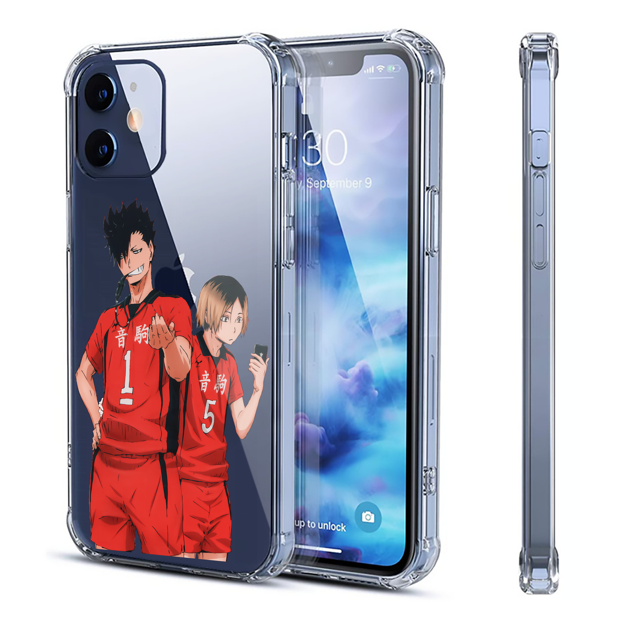 （画像用） ハイキュー!! Haikyu!! 【iPhone 12シリーズ対応】透明スマホケース（クリアソフトケース）